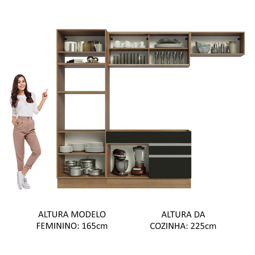 Foto 5 | Cocina Integral Completa Modular Madesa Glamy 270cm Mn 11