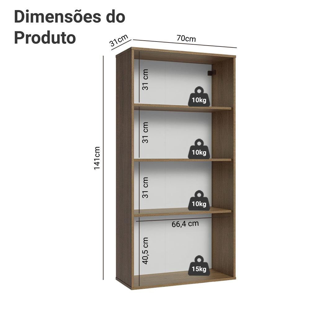 Foto 4 pulgar | Mueble Armario De Vidrio Madesa 2 Puertas Sin Pies Mm 01