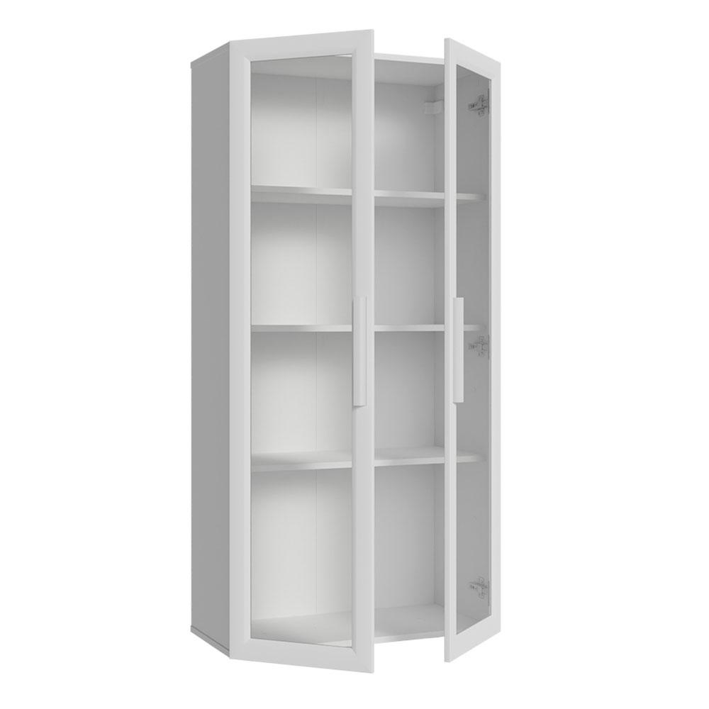 Foto 3 pulgar | Mueble Armario De Vidrio Madesa 2 Puertas Sin Pies Bb 01