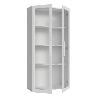 Foto 2 | Mueble Armario De Vidrio Madesa 2 Puertas Sin Pies Bb 01