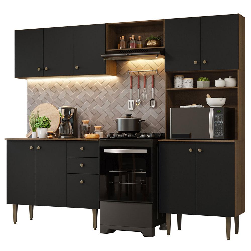 Foto 2 pulgar | Cocina Integral Completa Modular Madesa Gourmet 235cm Mn 01