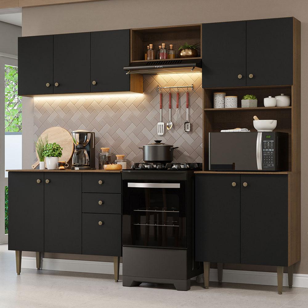 Foto 3 pulgar | Cocina Integral Completa Modular Madesa Gourmet 235cm Mn 01