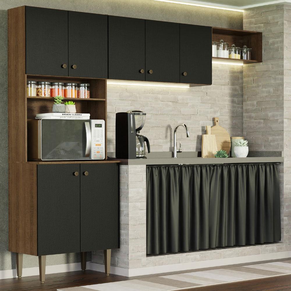 Foto 3 pulgar | Cocina Integral Completa Modular Madesa Gourmet 235cm Mn