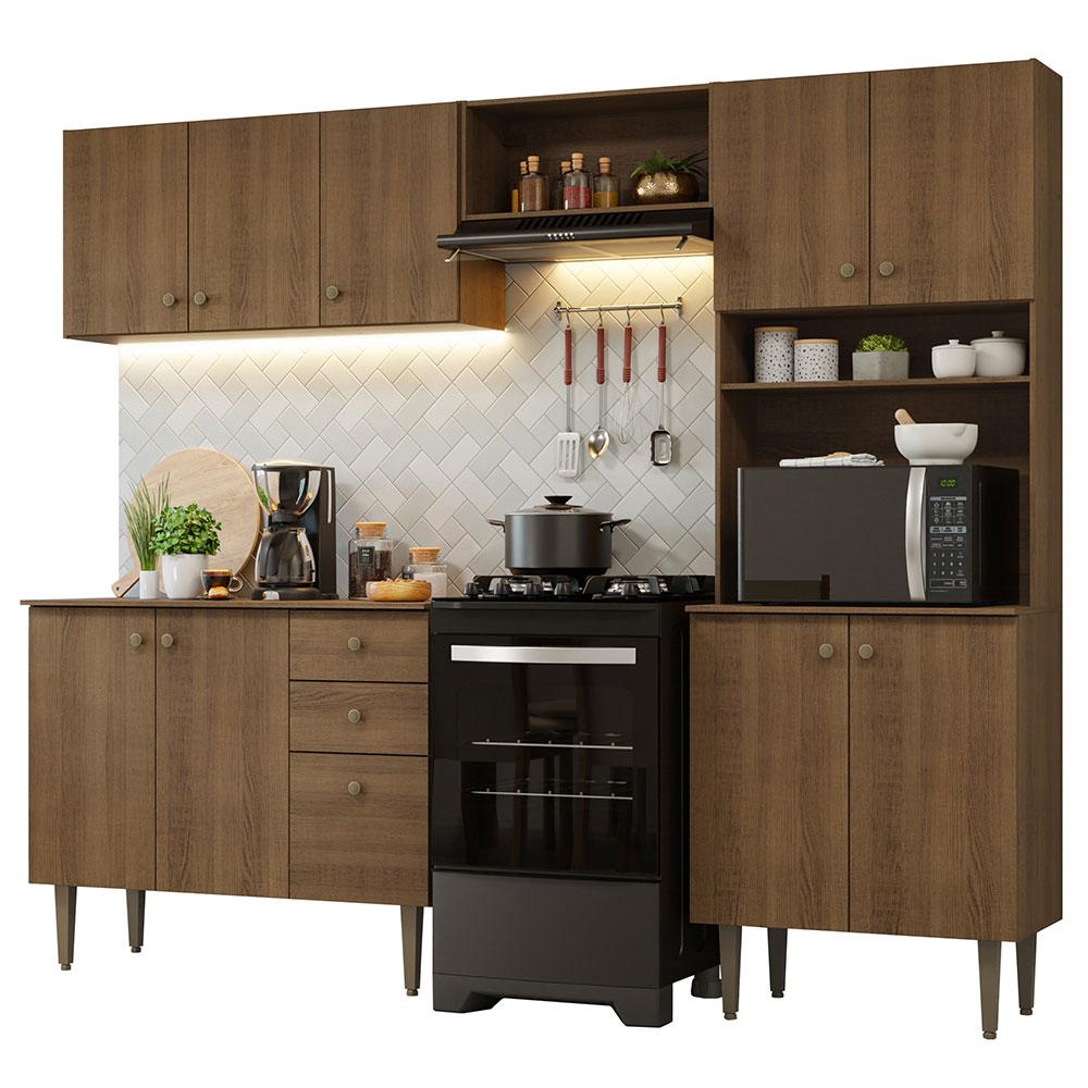 Cocina Integral Completa Modular Madesa Gourmet 235cm Mm 01