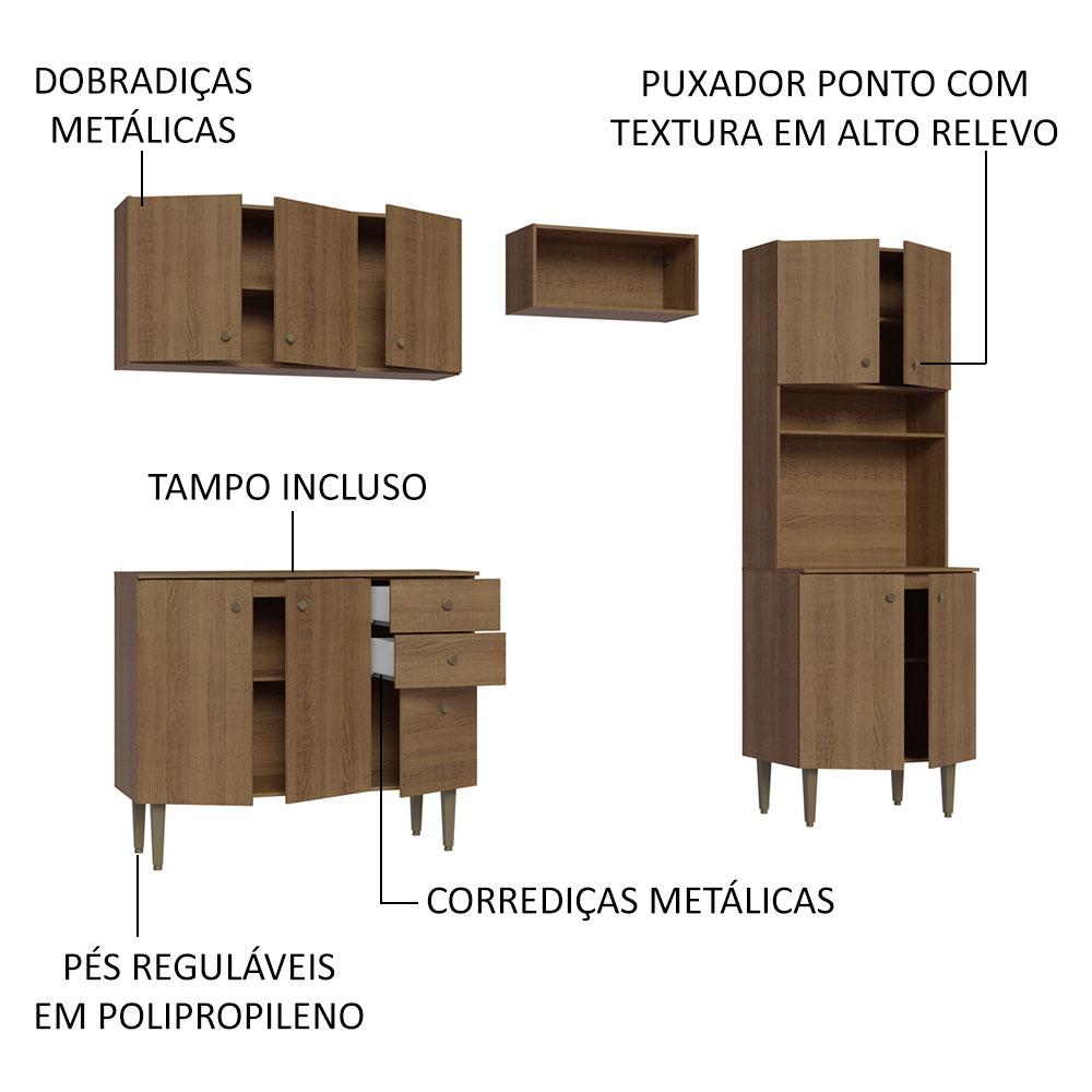 Foto 4 | Cocina Integral Completa Modular Madesa Gourmet 235cm Mm 01