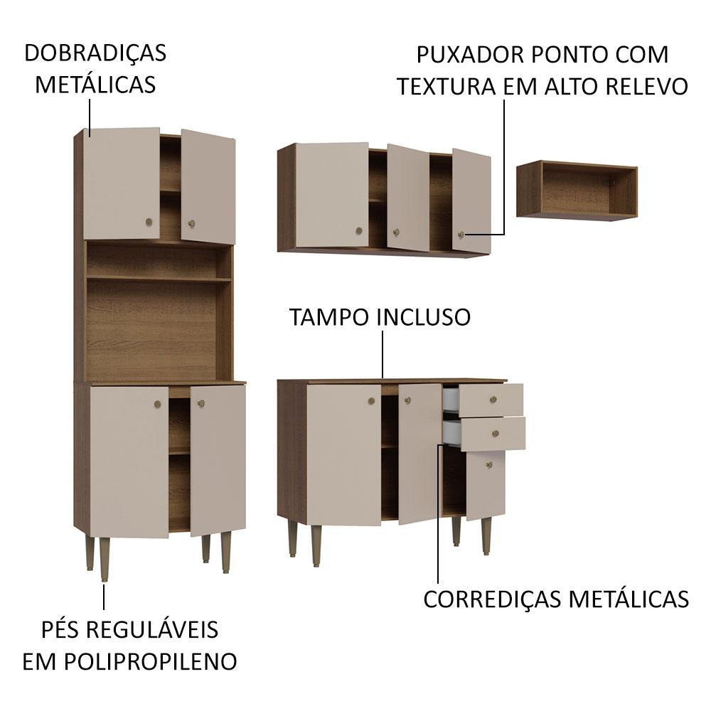 Foto 4 | Cocina Integral Completa Modular Madesa Gourmet 235cm Mc 02