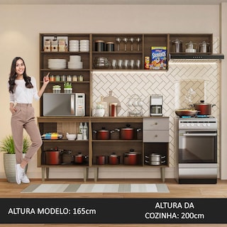 Foto 5 | Cocina Integral Completa Modular Madesa Gourmet 235cm Mc 02