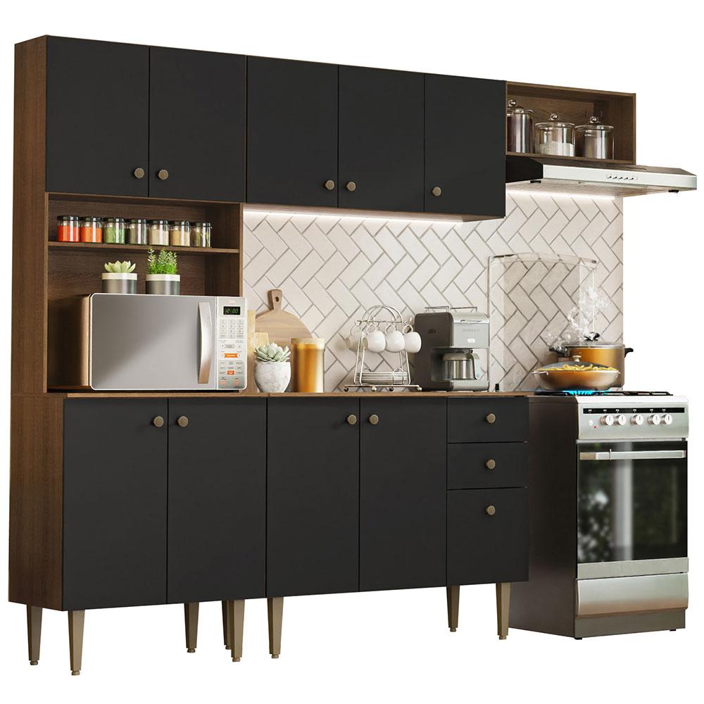 Cocina Integral Completa Modular Madesa Gourmet 235cm Mn 02