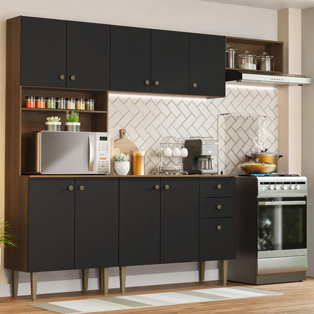Foto 3 pulgar | Cocina Integral Completa Modular Madesa Gourmet 235cm Mn 02