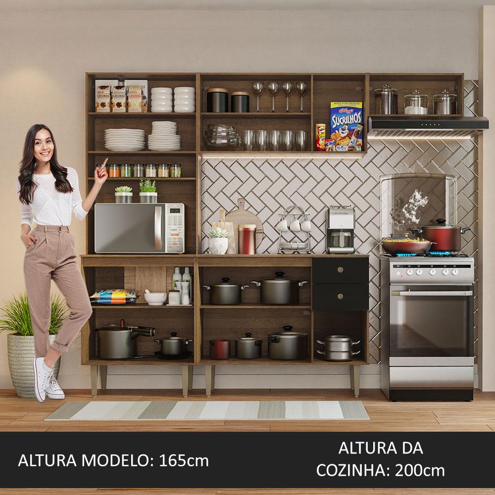 Foto 6 pulgar | Cocina Integral Completa Modular Madesa Gourmet 235cm Mn 02