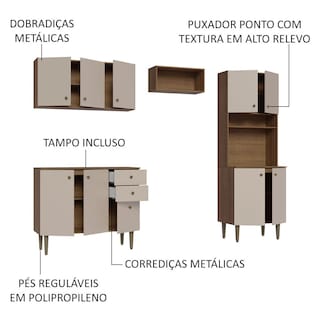 Foto 4 | Cocina Integral Completa Modular Madesa Gourmet 235cm Mc 01
