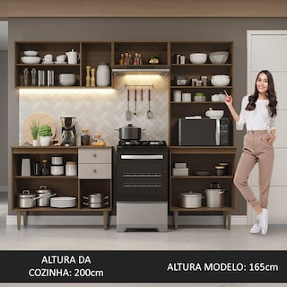 Foto 5 | Cocina Integral Completa Modular Madesa Gourmet 235cm Mc 01