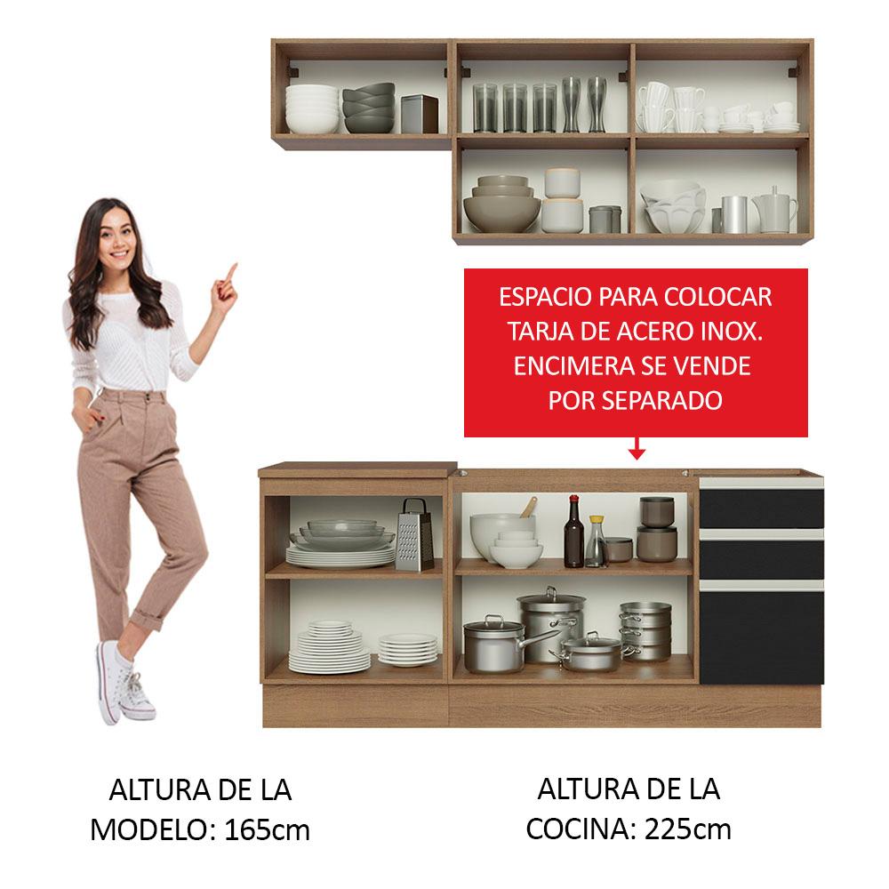 Foto 6 pulgar | Cocina Integral Completa Modular Madesa Glamy 180cm Mn 07