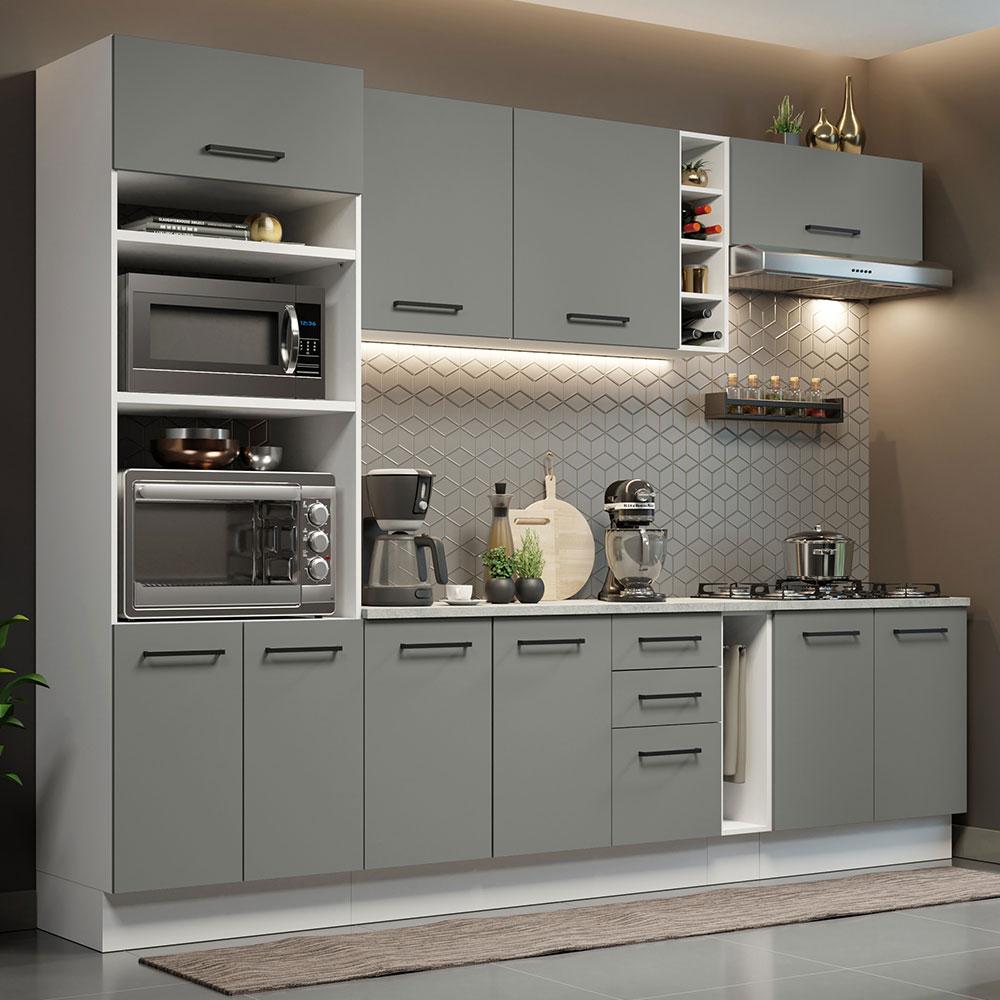 Foto 3 pulgar | Cocina Integral Completa Modular Madesa Agata 290cm Bg 06