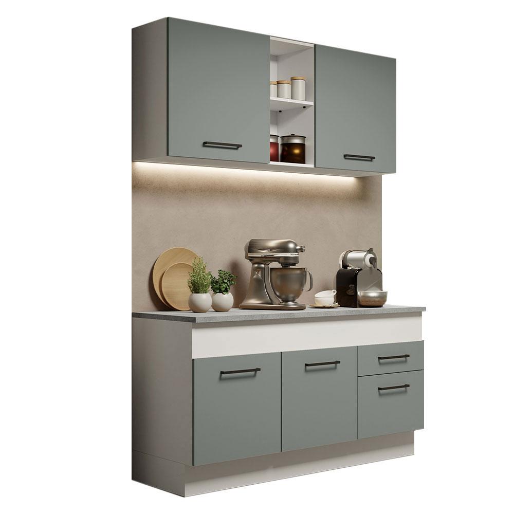 Foto 2 pulgar | Cocina Integral Completa Modular Madesa Agata 150cm Bg 01