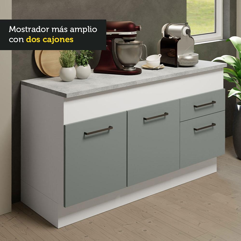 Foto 8 pulgar | Cocina Integral Completa Modular Madesa Agata 150cm Bg 01