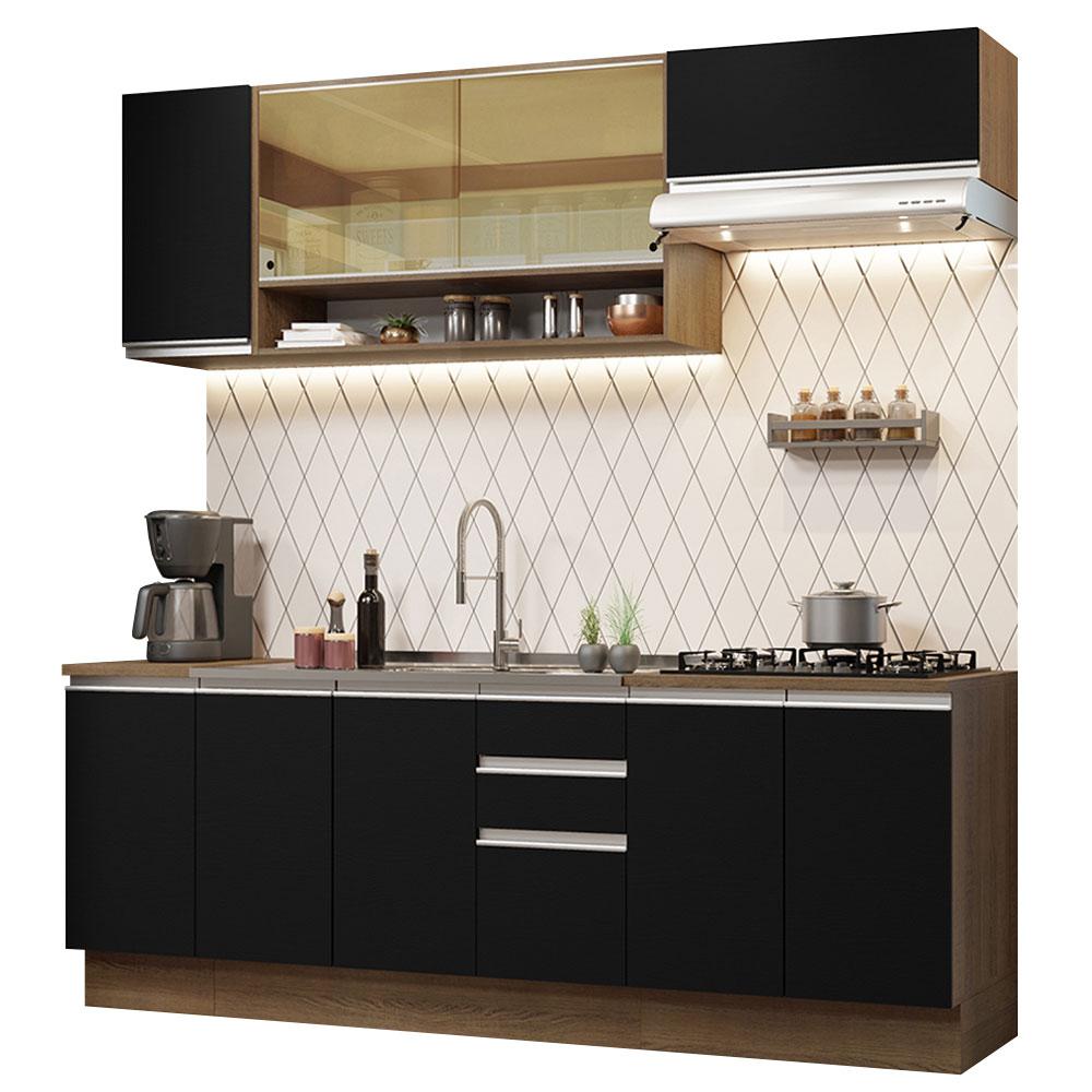 Foto 2 pulgar | Cocina Integral Completa Modular Madesa Glamy 240cm Mn 03