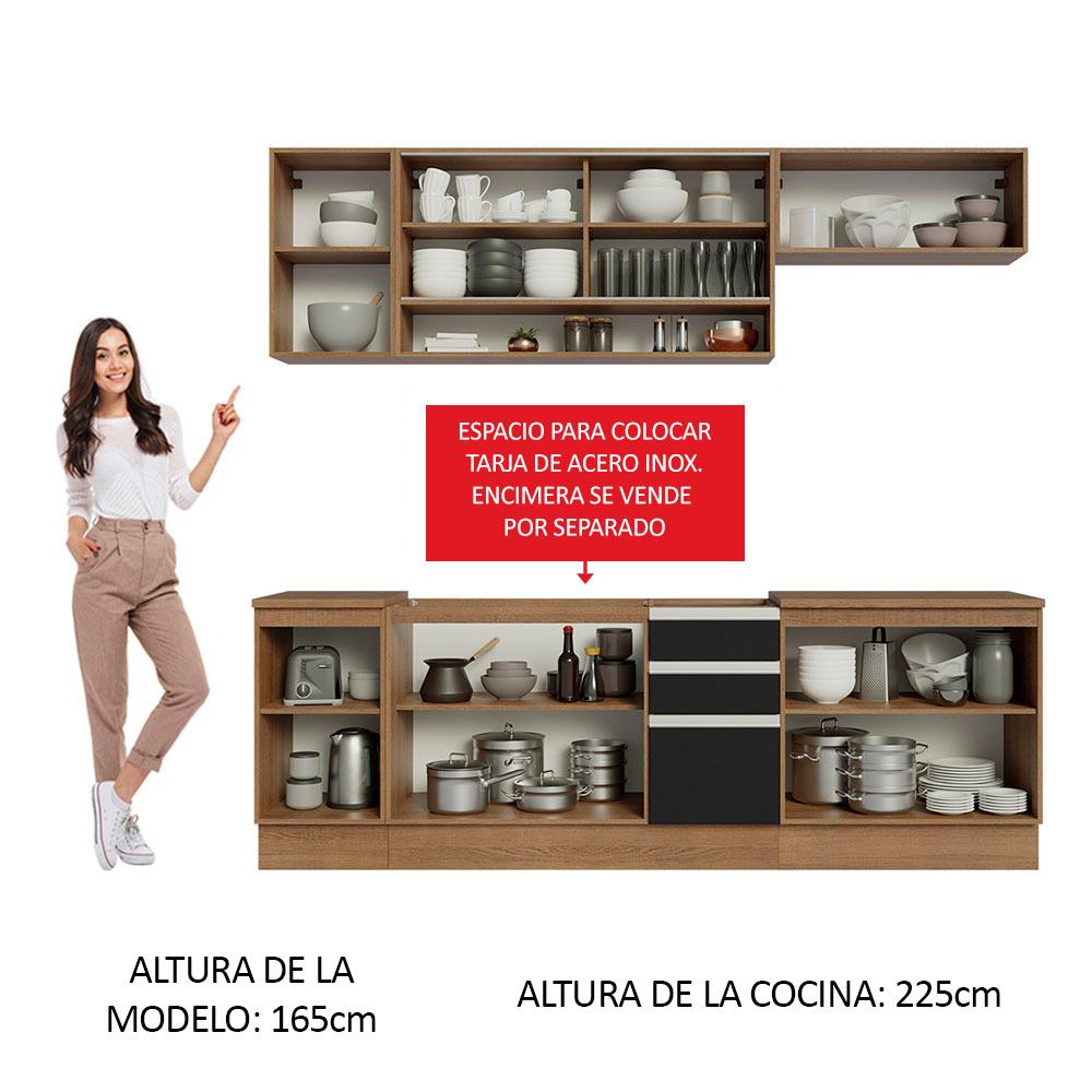Foto 6 pulgar | Cocina Integral Completa Modular Madesa Glamy 240cm Mn 03