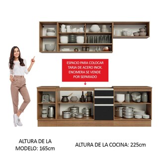 Foto 5 | Cocina Integral Completa Modular Madesa Glamy 240cm Mn 03