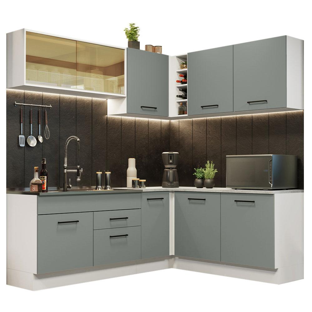 Foto 2 pulgar | Cocina Integral Completa Modular Madesa Agata 389cm Mg 01