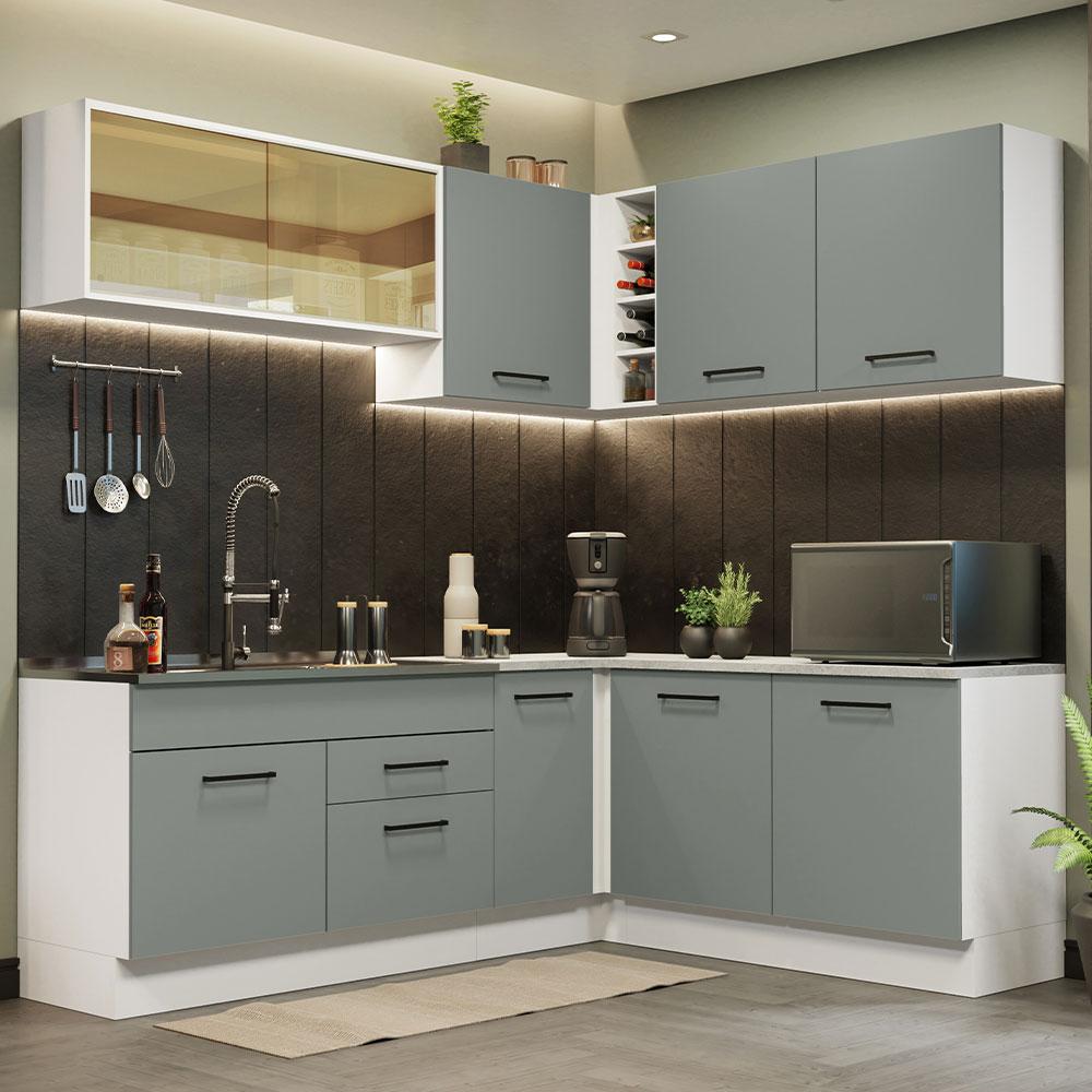 Foto 3 pulgar | Cocina Integral Completa Modular Madesa Agata 389cm Mg 01
