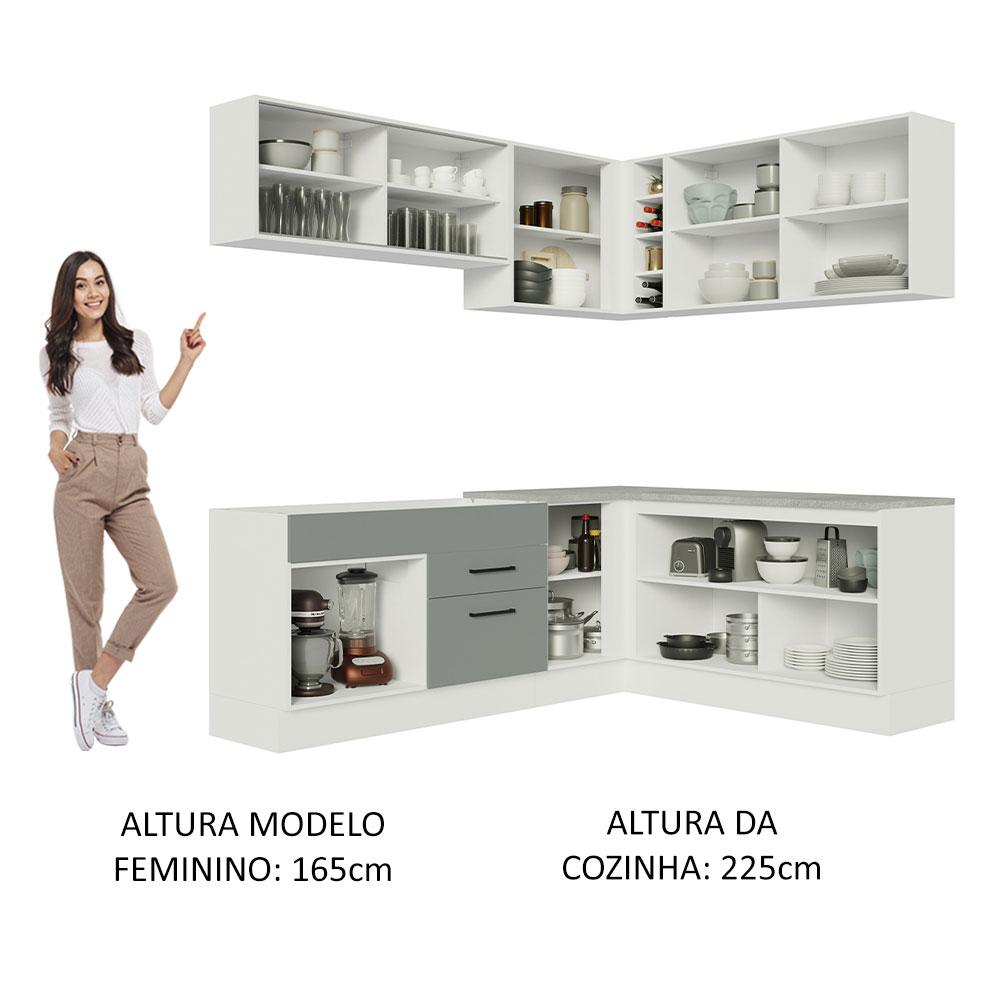 Foto 6 pulgar | Cocina Integral Completa Modular Madesa Agata 389cm Mg 01