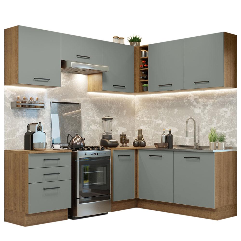 Foto 2 pulgar | Cocina Integral Completa Modular Madesa Agata 399cm Mg 01