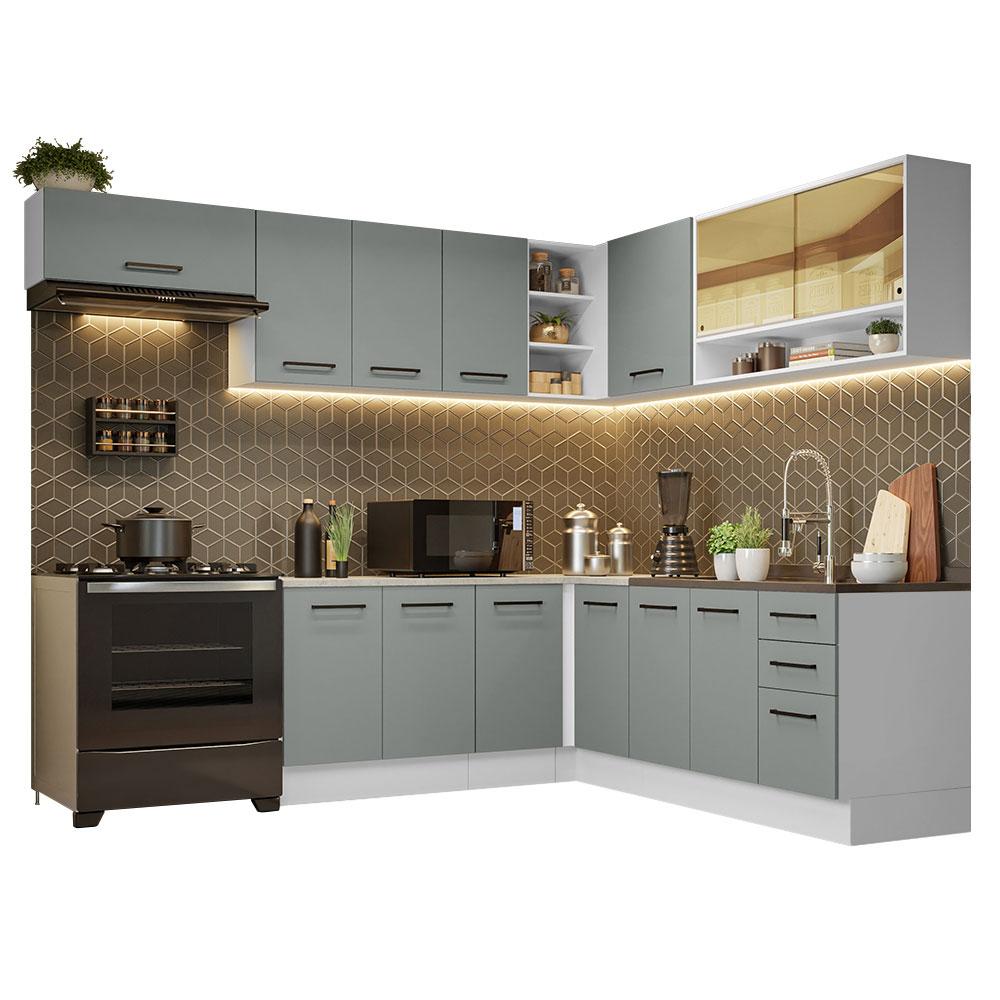 Foto 2 pulgar | Cocina Integral Completa Modular Madesa Agata 486cm Mg 01