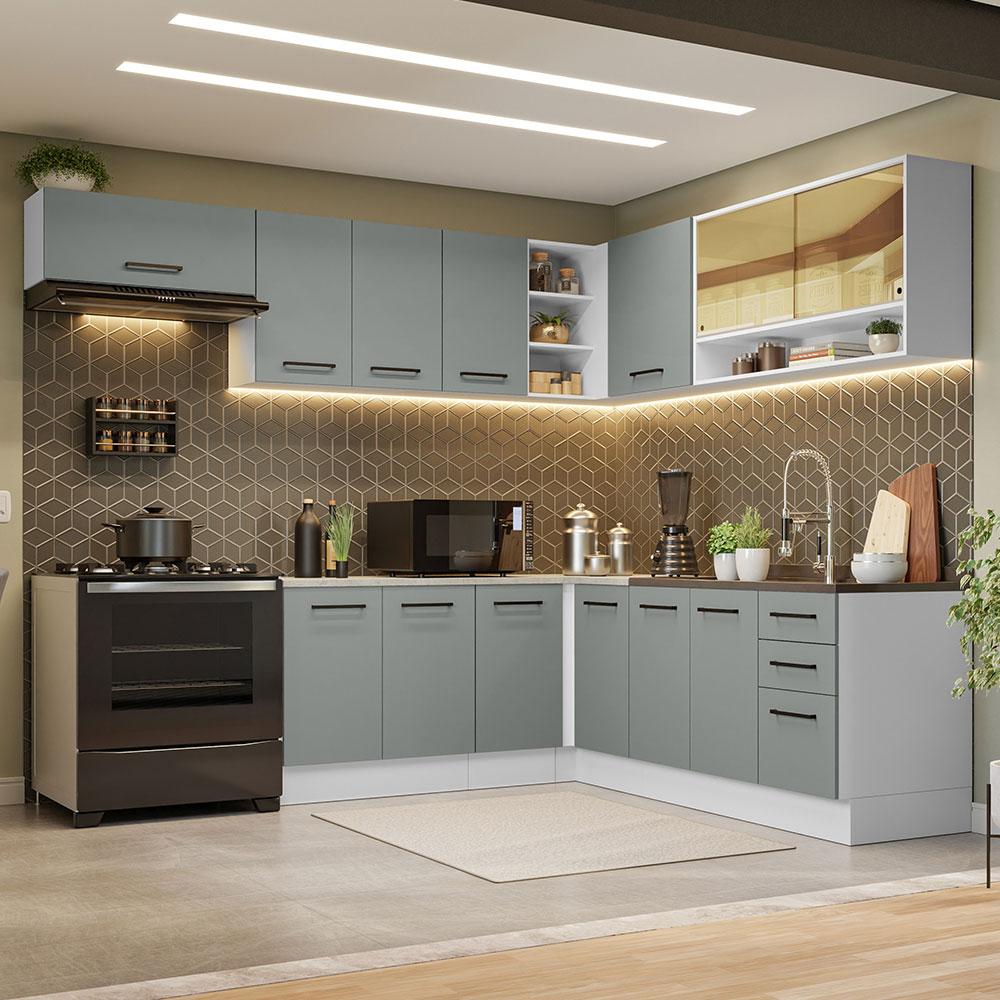 Foto 3 pulgar | Cocina Integral Completa Modular Madesa Agata 486cm Mg 01