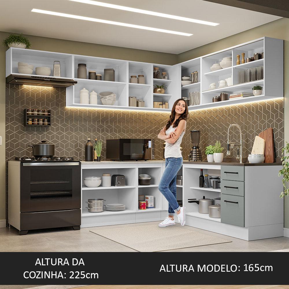Foto 6 pulgar | Cocina Integral Completa Modular Madesa Agata 486cm Mg 01