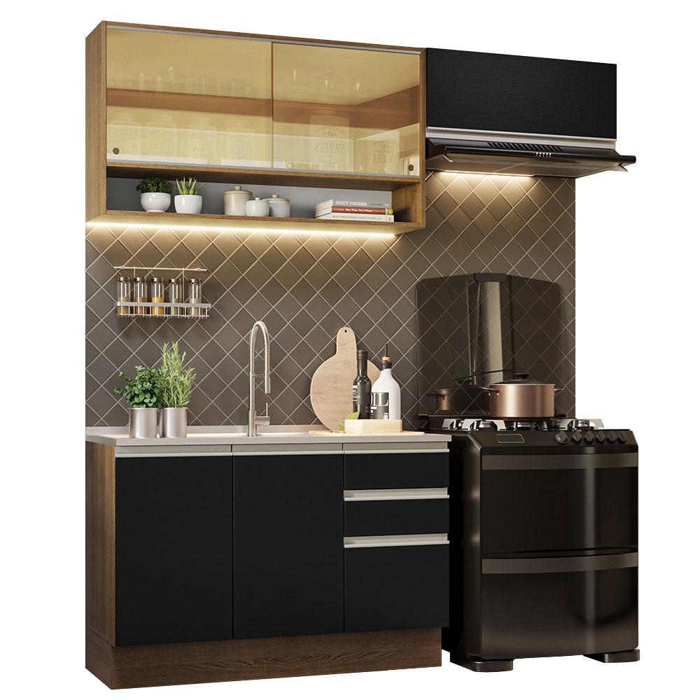 Cocina Integral Completa Modular Madesa Glamy 200cm Mn 08