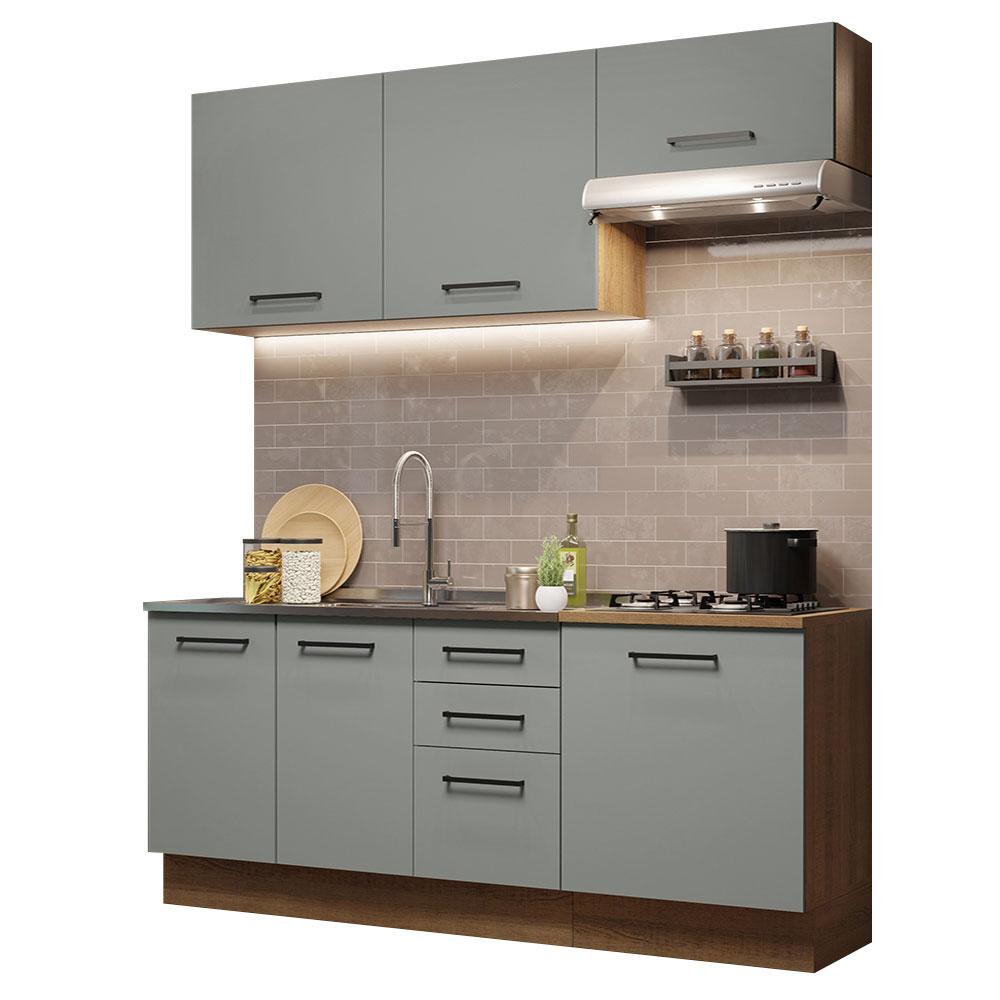 Foto 2 pulgar | Cocina Integral Completa Modular Madesa Agata 180cm Mg