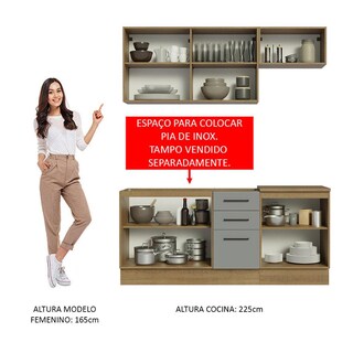 Foto 5 | Cocina Integral Completa Modular Madesa Agata 180cm Mg