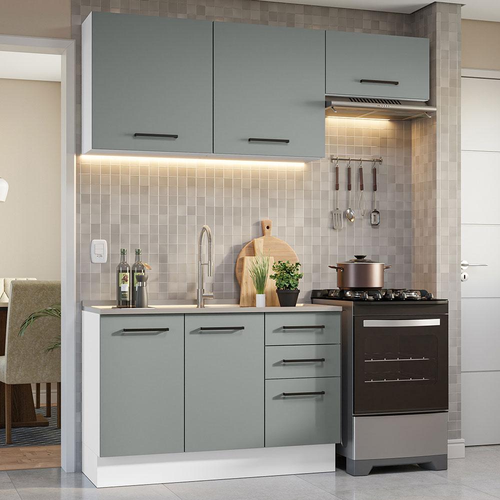 Foto 3 pulgar | Cocina Integral Completa Modular Madesa Agata 180cm Bg 09
