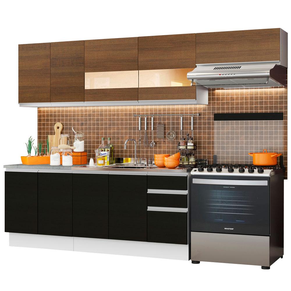 Foto 2 pulgar | Cocina Integral Completa Modular Madesa Marcela 280cm Bnm 03