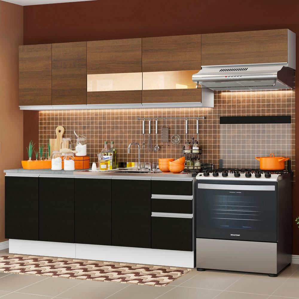 Foto 3 pulgar | Cocina Integral Completa Modular Madesa Marcela 280cm Bnm 03