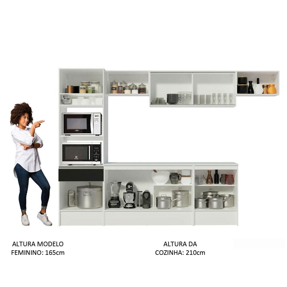 Foto 7 pulgar | Cocina Integral Completa Modular Madesa Topazio 300cm Bn 01