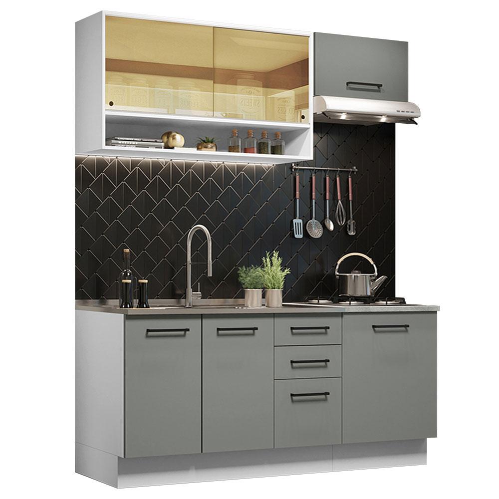 Foto 2 pulgar | Cocina Integral Completa Modular Madesa Agata 180cm Bg