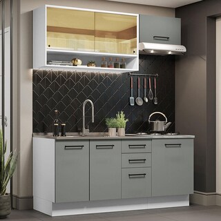 Foto 2 | Cocina Integral Completa Modular Madesa Agata 180cm Bg