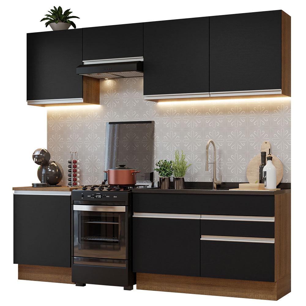 Foto 2 pulgar | Cocina Integral Completa Modular Madesa Glamy 240cm Mn 08
