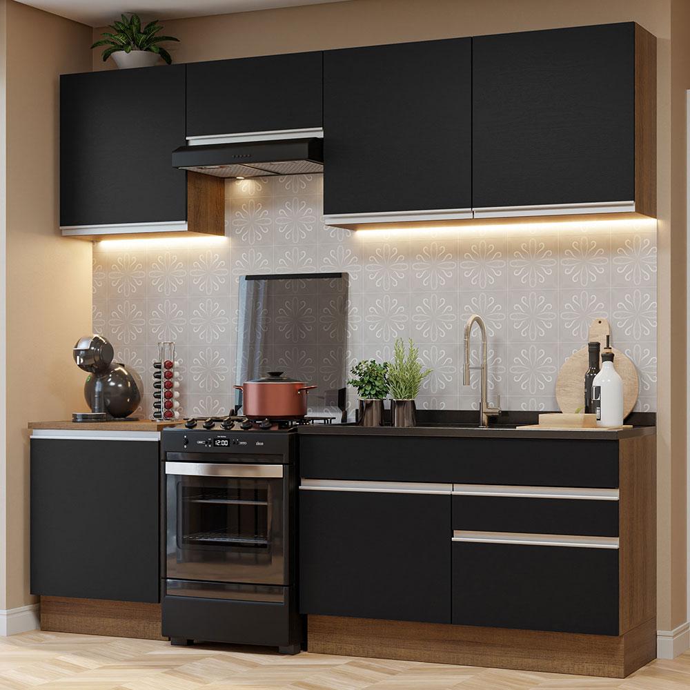 Foto 3 pulgar | Cocina Integral Completa Modular Madesa Glamy 240cm Mn 08