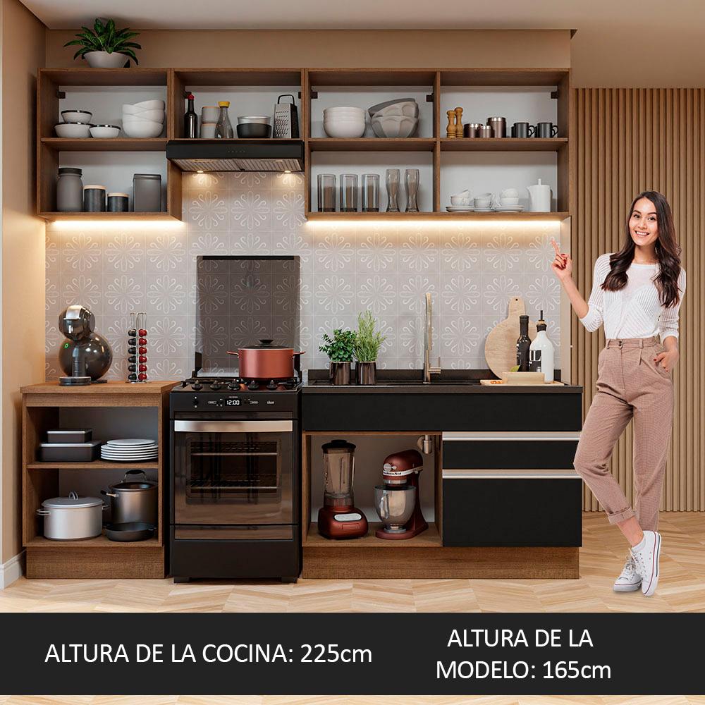 Foto 6 pulgar | Cocina Integral Completa Modular Madesa Glamy 240cm Mn 08