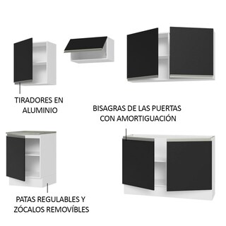 Foto 4 | Cocina Integral Completa Modular Madesa Glamy 240cm Bn 09