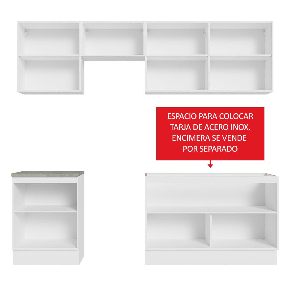 Foto 6 pulgar | Cocina Integral Completa Modular Madesa Glamy 240cm Bn 09