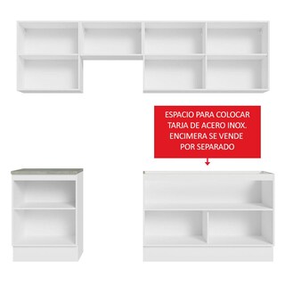 Foto 5 | Cocina Integral Completa Modular Madesa Glamy 240cm Bn 09