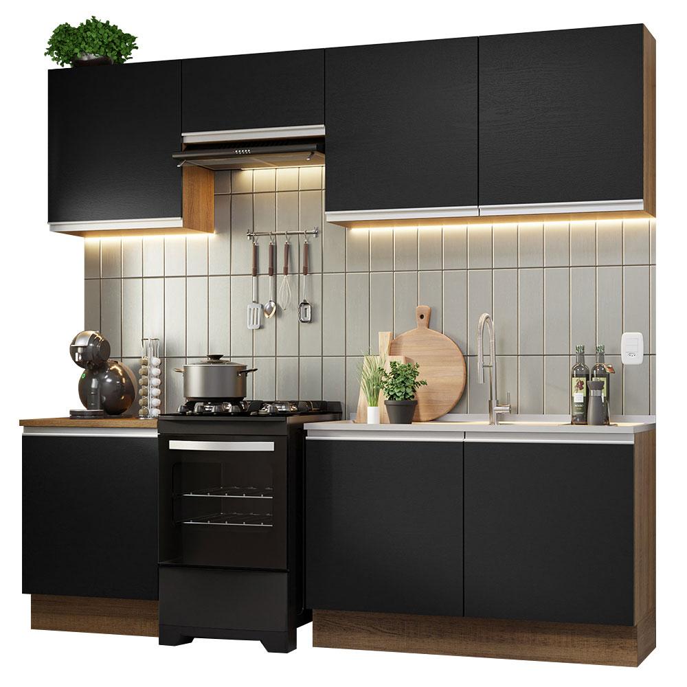 Foto 2 pulgar | Cocina Integral Completa Modular Madesa Glamy 240cm Mn 09