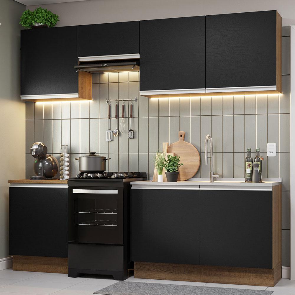 Foto 3 pulgar | Cocina Integral Completa Modular Madesa Glamy 240cm Mn 09