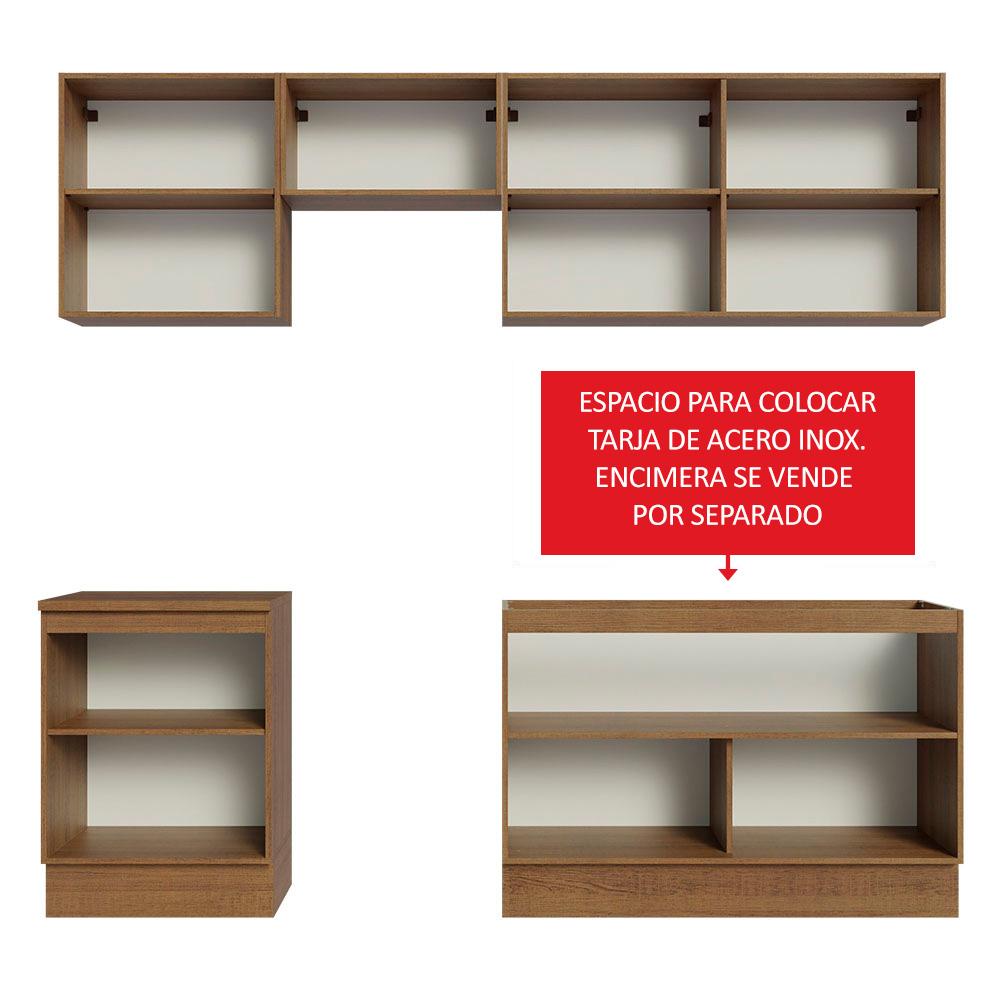 Foto 6 pulgar | Cocina Integral Completa Modular Madesa Glamy 240cm Mn 09