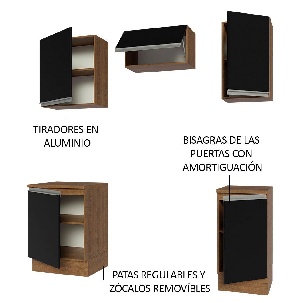 Foto 5 pulgar | Cocina Integral Completa Modular Madesa Glamy 160cm Mn 07