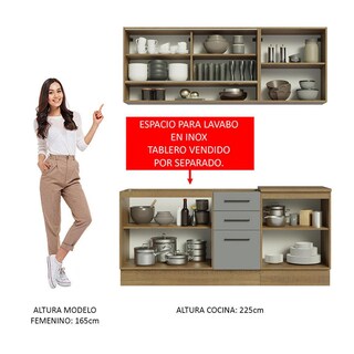 Foto 5 | Cocina Integral Completa Modular Madesa Agata 180cm Mg 02